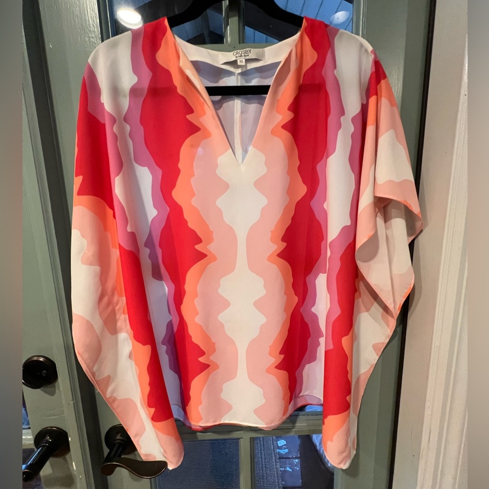 Crosby Women's blouse - Red and Pink